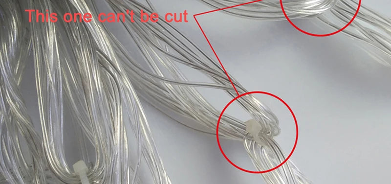 ✨ LED Curtain String Lights – Warm & White Fairy Lights for Home, Garden & Holidays