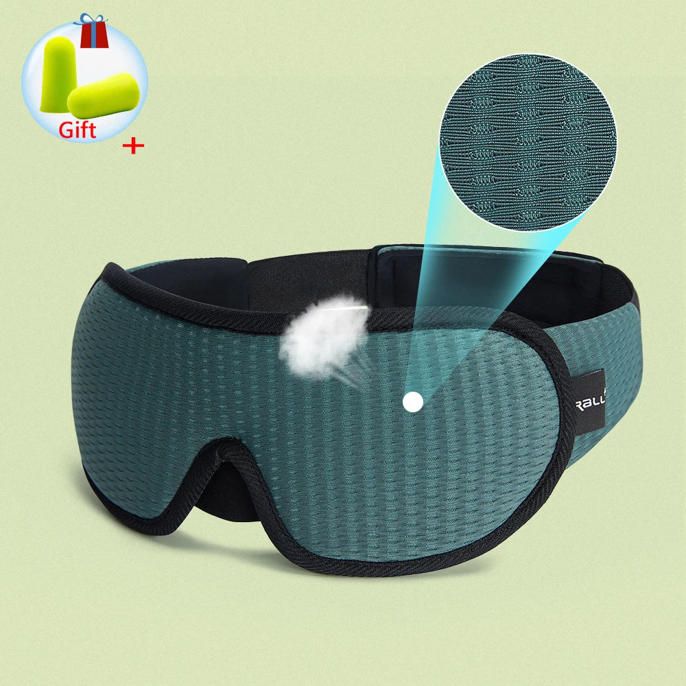 3D Sleeping Mask 100% Blackout Blindfold Sleep Mask for Eyes Smooth Sleep Eye Mask Sleeping Aid Eye Mask for Travel Slaapmasker