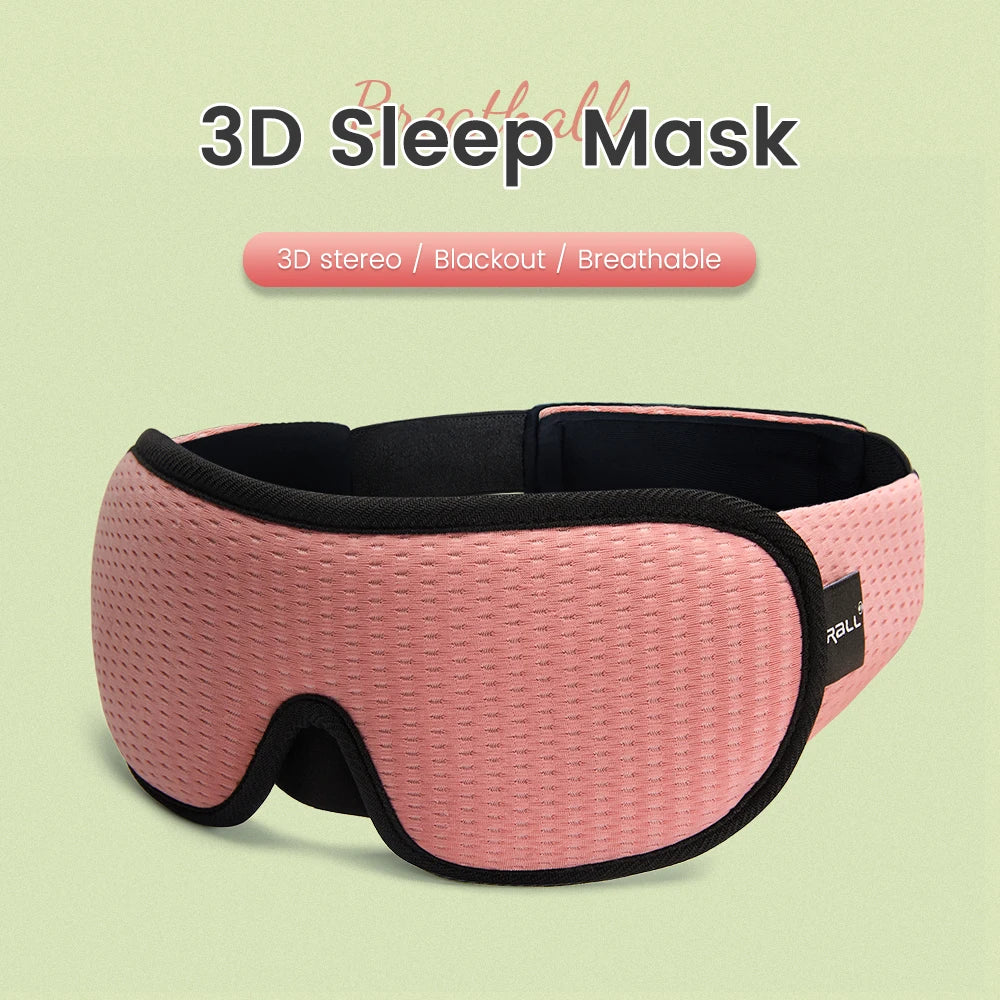 3D Sleeping Mask 100% Blackout Blindfold Sleep Mask for Eyes Smooth Sleep Eye Mask Sleeping Aid Eye Mask for Travel Slaapmasker